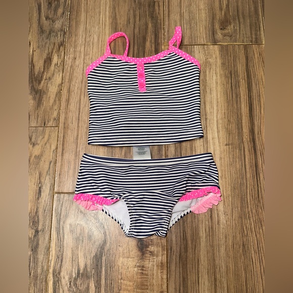 Carter's White and Blue Bikini Swim Set - Picture 1 of 1